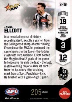 2023 Select Hilites & Rising Star AFL #SH19 Jamie Elliott Back